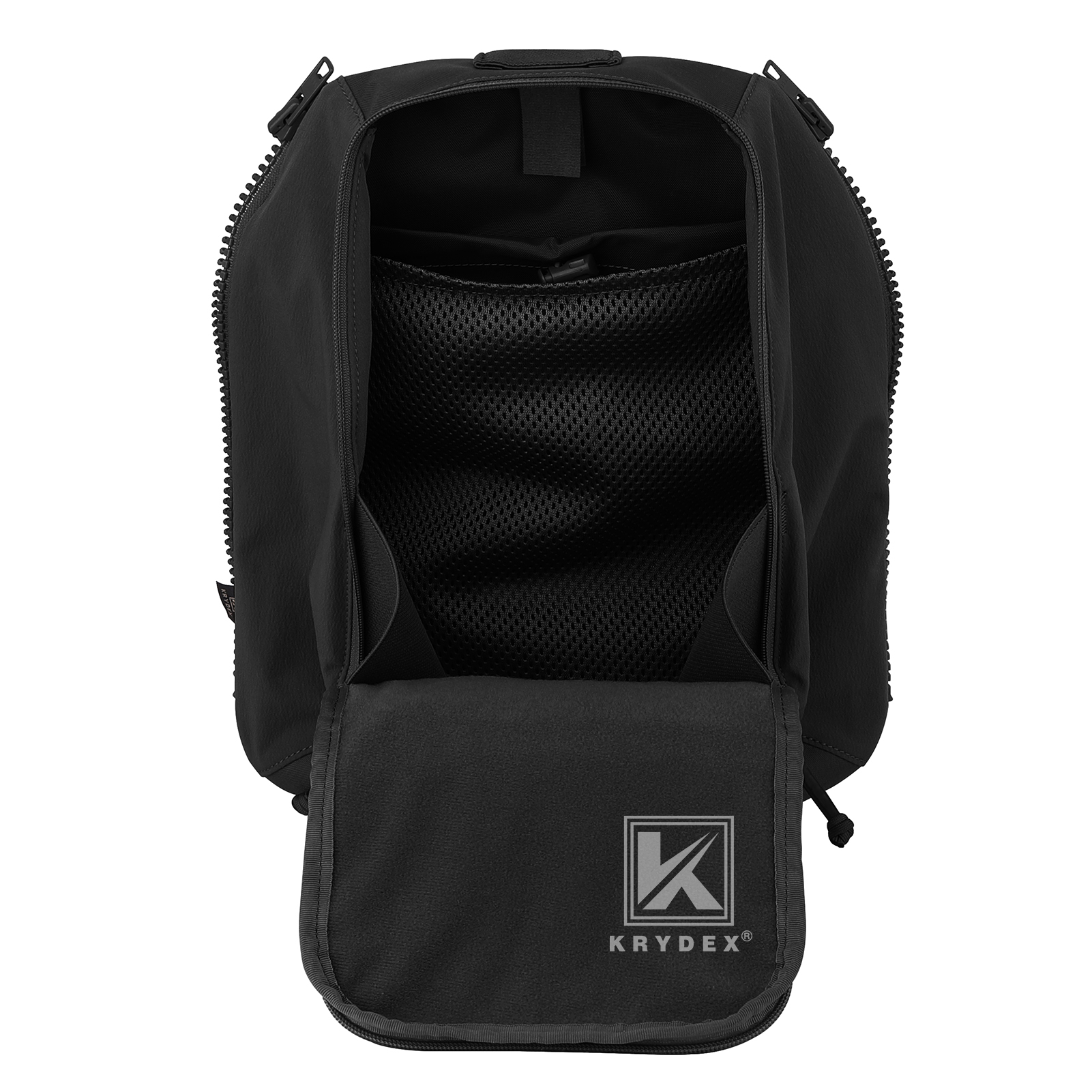 Krydex Tactical Zip-on Back Panel for Scarab Vest MOLLE Helmet Hydration Pack